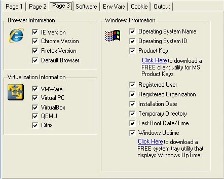 Windows System Information and Virtual