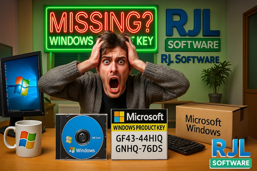 Missing Windows Product Key?